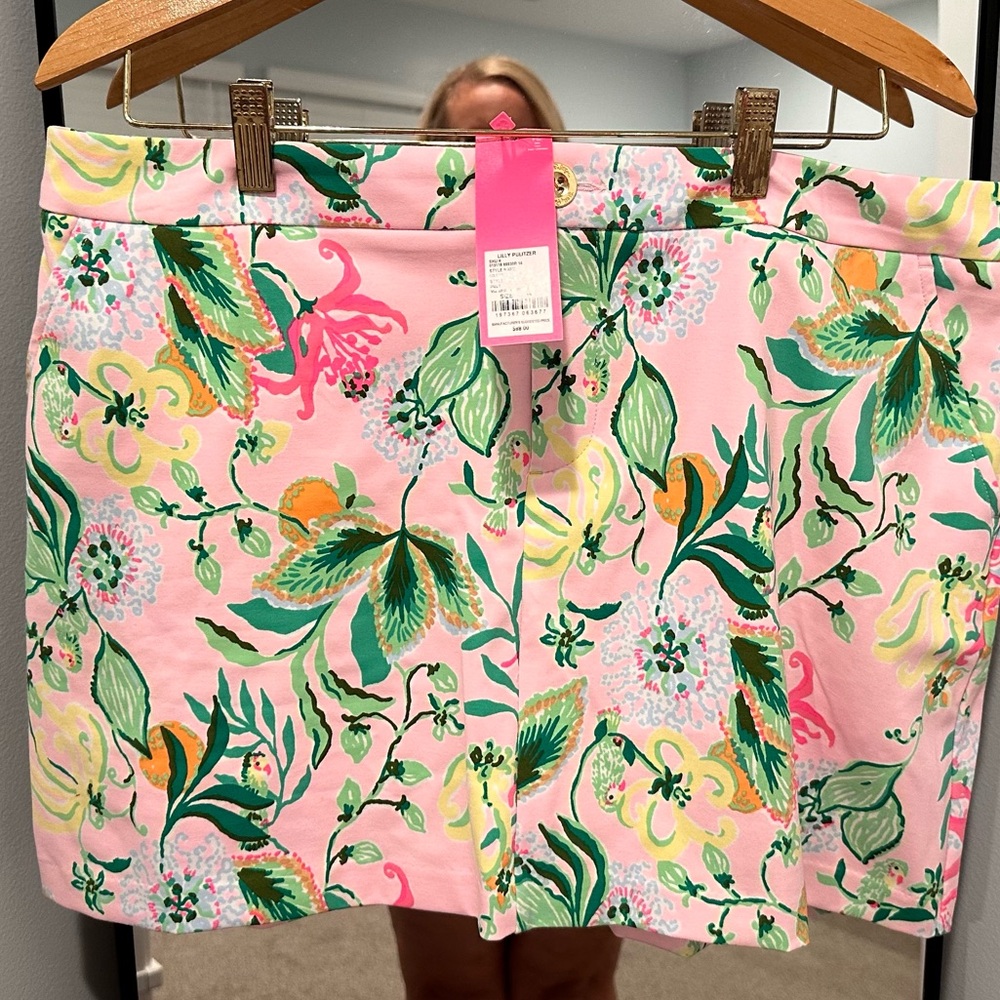 Size 14 Lilly Pulitzer Collette knit skort in Via amore spritzer.